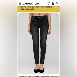Moussy Vintage LENWOOD SKINNY BLACK size 29
